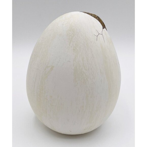 Lion Hatching Egg Figurine 5” Handmade Whimsical Folk Art Xochipilli Mexico - Picture 3 of 7